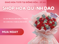 GIAO HOA TƯƠI TẠI PHƯỜNG ĐÔNG HÒA – DĨ AN, BÌNH DƯƠNG | SHOP HOA QUỲNH DAO