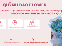 GIAO HOA TƯƠI TẠI QUẬN TÂY HỒ – HÀ NỘI: HOA QUỲNH DAO – DỊCH VỤ HOA ONLINE UY TÍN