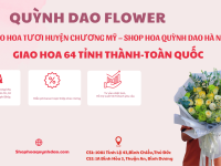 GIAO HOA TƯƠI HUYỆN CHƯƠNG MỸ – SHOP HOA QUỲNH DAO HÀ NỘI