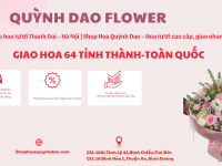 Dịch vụ giao hoa tươi Thanh Oai – Hà Nội chuyên nghiệp từ Shop Hoa Quỳnh Dao