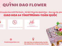 Dịch vụ giao hoa tươi Phú Xuyên – Hà Nội Shop Hoa Quỳnh Dao – Hoa cao cấp, giao nhanh