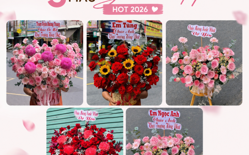 5 Mẫu Giỏ Hoa Đẹp Hot 2026 Tại Shop Hoa Quỳnh Dao