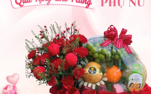 Giỏ trái tươi cao cấp tặng 8/3 siêu hot tại Bình Dương – Giao hoa 64 tỉnh thành