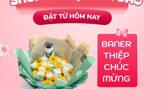 Hoa sáp tốt nghiệp Bình Dương giá rẻ – Lựa chọn ý nghĩa từ Shop Hoa Quỳnh Dao
