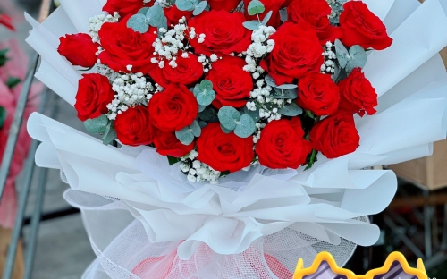 Hướng dẫn BÓ HOA HỒNG ĐỎ