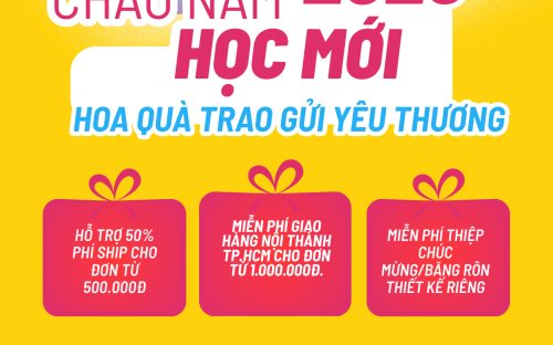 Đặt Hoa Năm Học Mới – Gửi Trao Lời Chúc Ý Nghĩa Ngày Khai Giảng & Bế Mạc