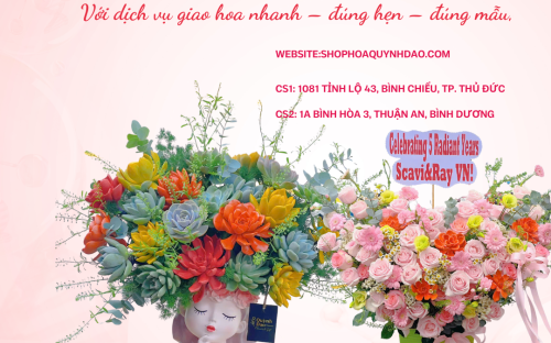 Giao Hoa Tươi Nhanh – Đúng Giờ – Đúng Dịp tại Hóa An, Biên Hòa