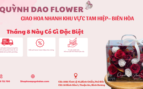  Giao Hoa Tươi Ở Tam Hiệp – Biên Hòa | Giao Nhanh 1–2 Giờ – Hoa Đẹp Chuẩn Mẫu