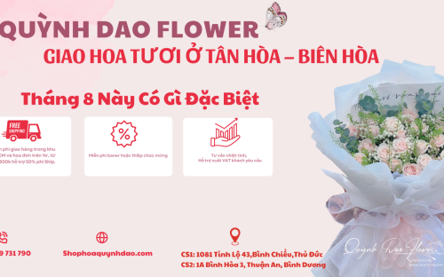GIAO HOA TƯƠI Ở TÂN HÒA – BIÊN HÒA | SHOP HOA QUỲNH DAO