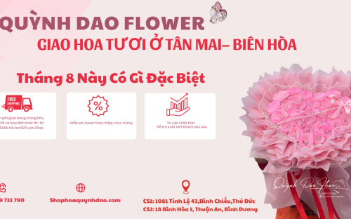 Dịch Vụ Giao Hoa Tươi Tân Mai – Biên Hòa | Hoa Đẹp, Giao Nhanh, Giá Tốt