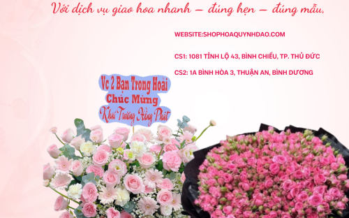 Giao Hoa Nhanh Tại Hố Nai – Biên Hòa | Shop Hoa Quỳnh Dao