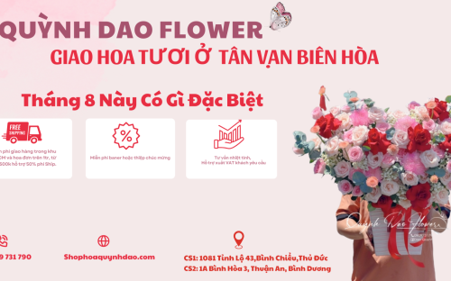 Giao Hoa Tân Vạn – Biên Hòa | Hoa Quỳnh Dao – Đặt Hoa Online, Giao Nhanh Tận Nơi