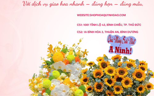 Giao Hoa Tươi Ở Phường Hiệp Hòa – Biên Hòa | Quỳnh Dao Flower – Gửi Trọn Yêu Thương