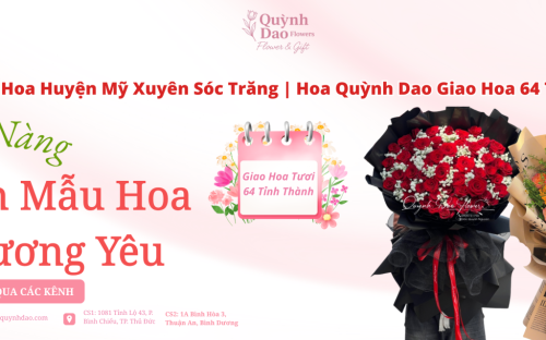 Giao Hoa Huyện Mỹ Xuyên Sóc Trăng | Hoa Quỳnh Dao Giao Hoa 64 Tỉnh Thành