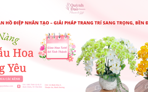 LAN HỒ ĐIỆP NHÂN TẠO – GIẢI PHÁP TRANG TRÍ SANG TRỌNG, BỀN ĐẸP 2026