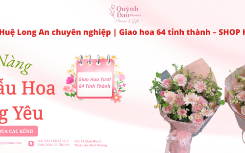 Dịch vụ giao hoa ở Đức Hòa Long An – Giải pháp quà tặng nhanh chóng, tiện lợi