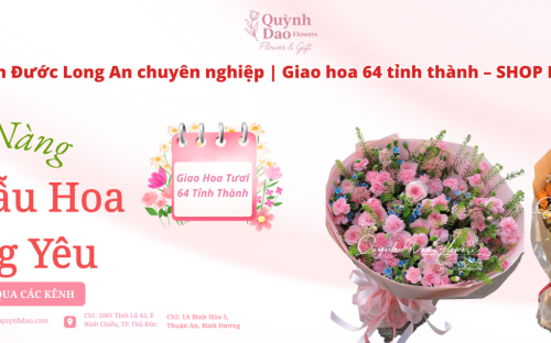 Dịch vụ giao hoa ở Cần Đước Long An – Nhanh chóng, tiện lợi, chuyên nghiệp