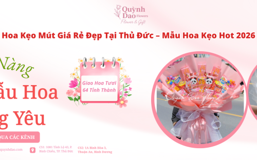 Hoa Kẹo Mút Giá Rẻ – Shop Hoa Quỳnh Dao
