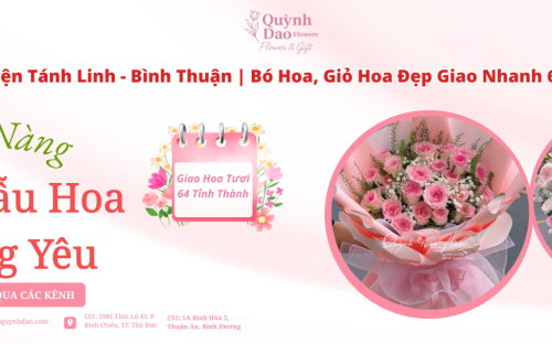 Dịch Vụ Giao Hoa Huyện Tánh Linh - Bình Thuận Tại SHOP HOA QUỲNH DAO
