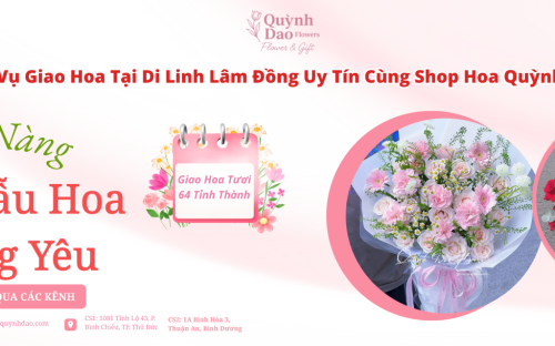 Dịch Vụ Giao Hoa Tại Di Linh Lâm Đồng Uy Tín Cùng Shop Hoa Quỳnh Dao