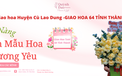 Giao hoa Huyện Cù Lao Dung – Sóc Trăng | Hoa Quỳnh Dao giao hoa tươi chuyên nghiệp, đúng hẹn