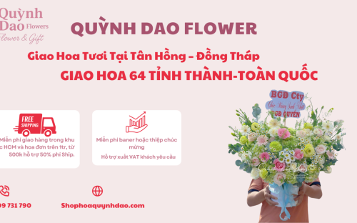 Giao Hoa Tươi Tại Tân Hồng – Đồng Tháp | Hoa Đẹp Đúng Mẫu – Giao Nhanh Tận Nơi