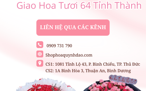 GIAO HOA TƯƠI ĐƯỜNG HÙNG VƯƠNG – SÓC TRĂNG | HOA QUỲNH DAO