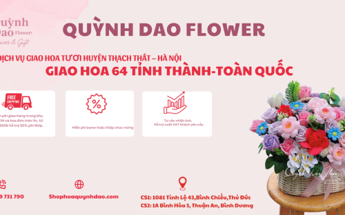 DỊCH VỤ GIAO HOA TƯƠI HUYỆN THẠCH THẤT – HÀ NỘI