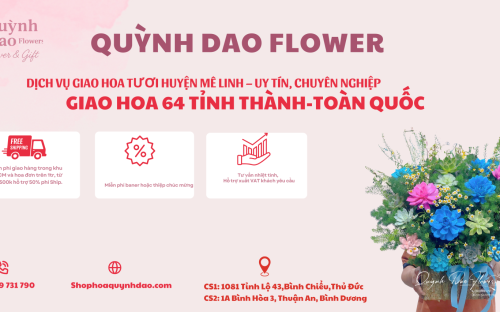 DỊCH VỤ GIAO HOA TƯƠI HUYỆN MÊ LINH – UY TÍN, CHUYÊN NGHIỆP