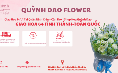 Giao Hoa Tươi Tại Quận Ninh Kiều – Cần Thơ | Shop Hoa Quỳnh Dao