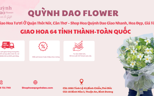 Giao Hoa Tươi Ở Quận Thốt Nốt, Cần Thơ – Shop Hoa Quỳnh Dao Giao Nhanh, Hoa Đẹp, Giá Tốt