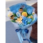 Bó hoa len xanh dương tốt nghiệp thủ Đức 