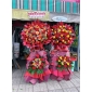 Kệ khai trương đỏ bình dương 