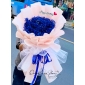 Bó hoa bi khô màu xanh dương tặng bạn trai