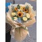 Hoa hương dương mix hồng vàng 