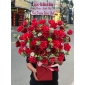 Giỏ hoa sáp đỏ quận 12