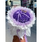 Bó hoa sáp màu tím 100 bông