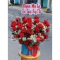Giỏ hoa Hồng đỏ tặng sinh nhật 