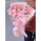 Bó hoa len tulip hồng 