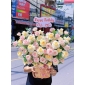 Giỏ hoa  khai trương chợ đầu mối thủ Đức 