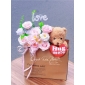Box hoa gấu teddy