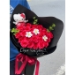 Bó hoa sáp đỏ hello kitty 