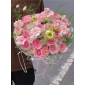 Bó hoa mix tone hồng to đẹp vườn lài quận 12