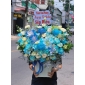 Giỏ hoa xanh dương tặng sếp nam