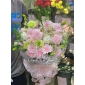 Bó hoa mix tone hồng xinh