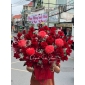 Giỏ hoa đỏ nhung quận 12