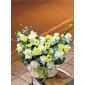 Giỏ hoa xanh lá quận 12 hcm