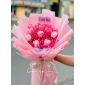Bó hoa bi Hồng mix hoa hồng kem