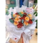 Bó hoa đỏ cam quận 12