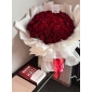Bó hoa đỏ nhung